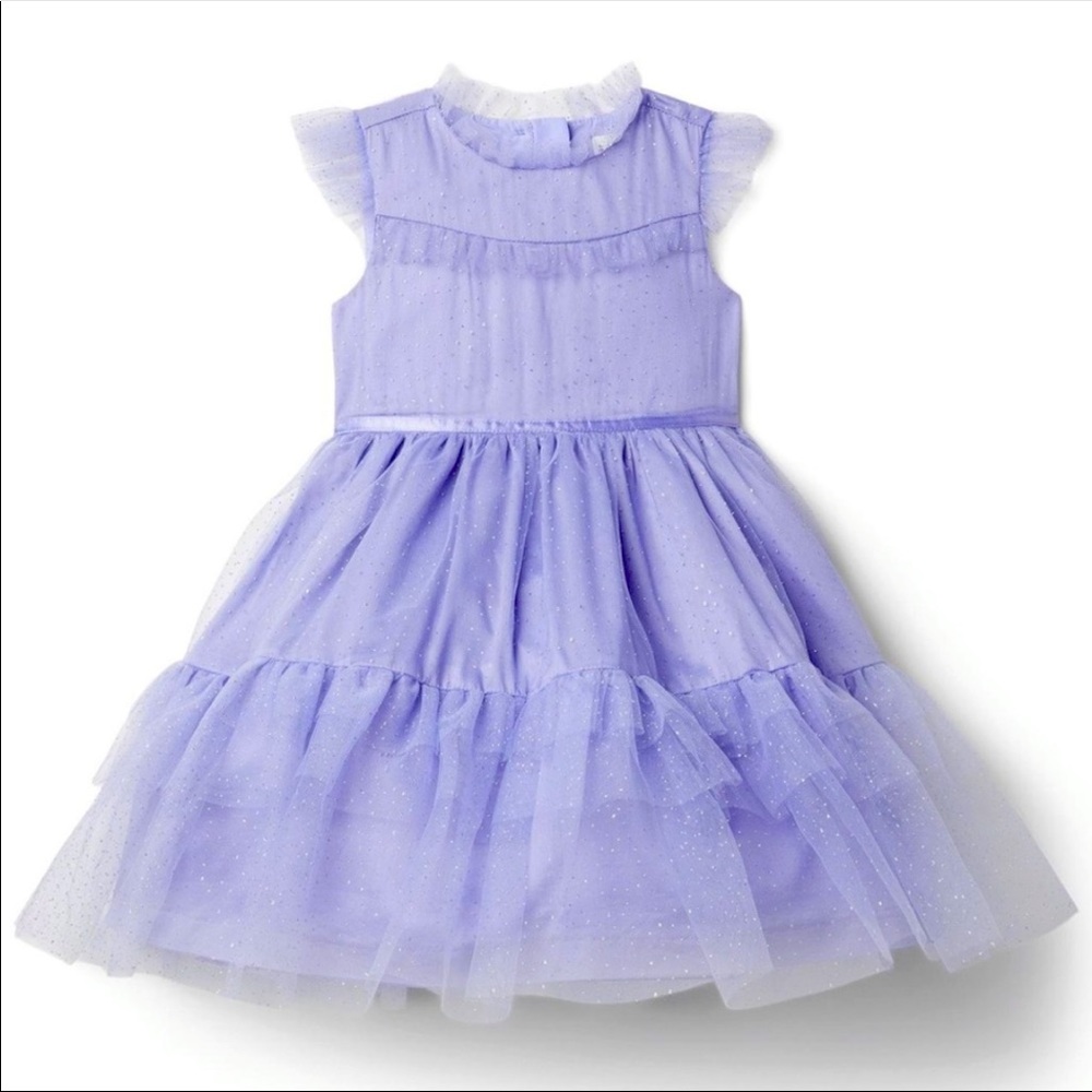 Purple sparkly Janie & Jack party dress